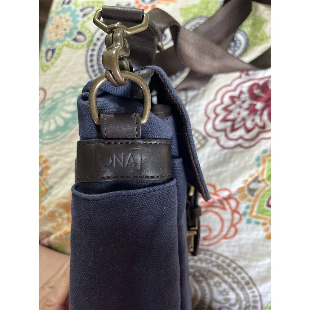 ONA Bond Street Camera Bag Oxford Blue, Wax Canvas